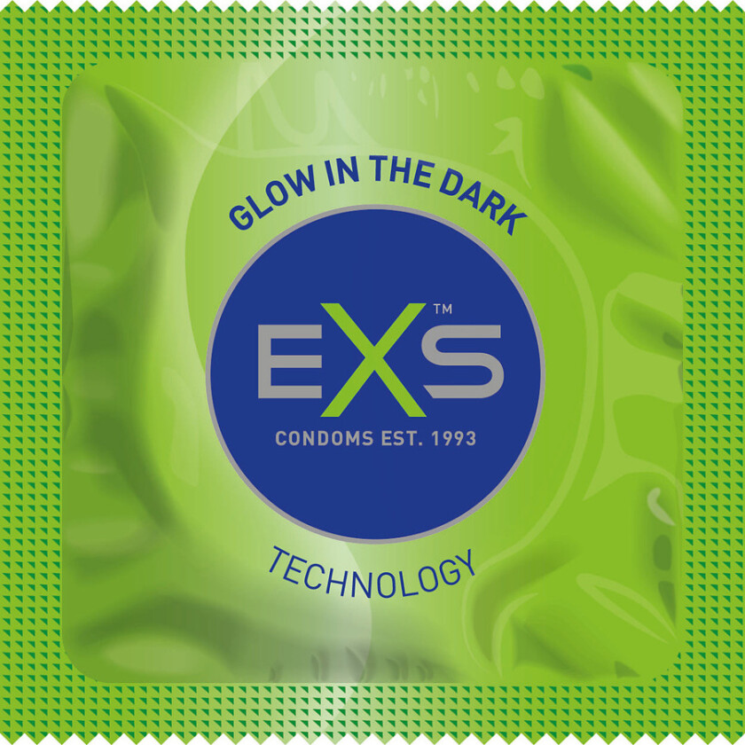 EXS Glow in the Dark: Kondomer, 100 stk