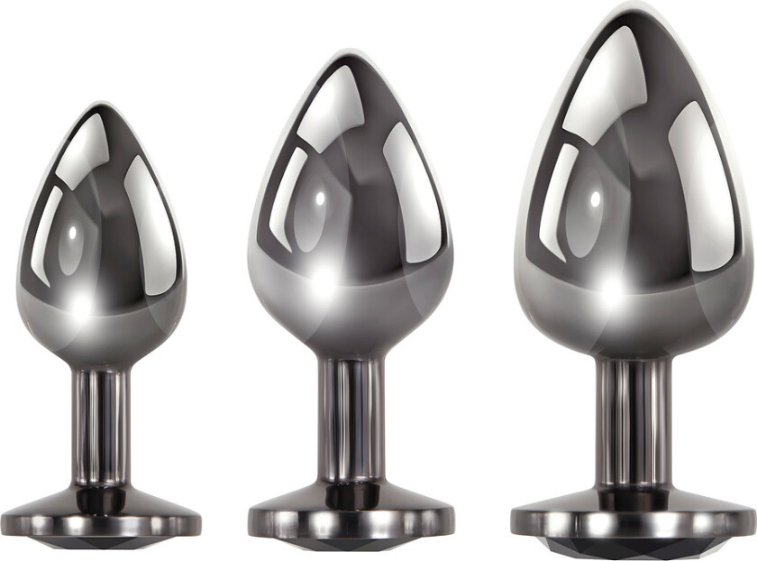 Evolved: Black Gem Anal Plug Set
