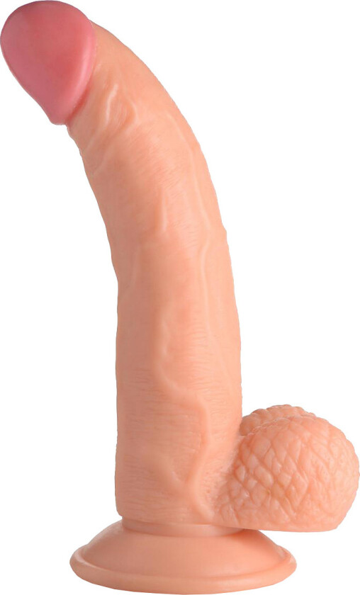 Pop Peckers: Poppin Dildo 19 cm, lys