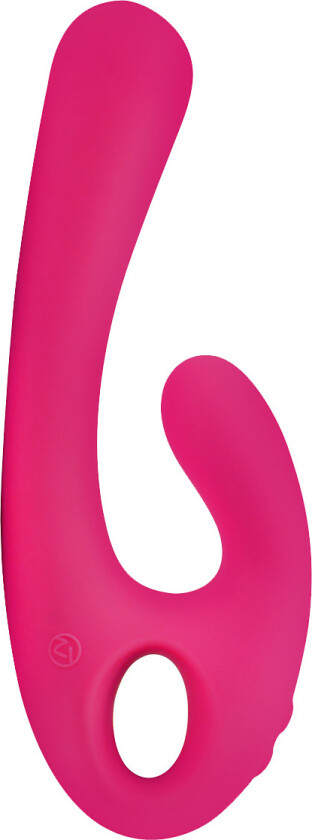 Nomi Tang: Flex Bi, Bendable Dual Vibrator, rosa