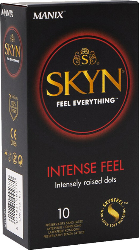 Manix Skyn Intense Feel: Kondomer, 10stk