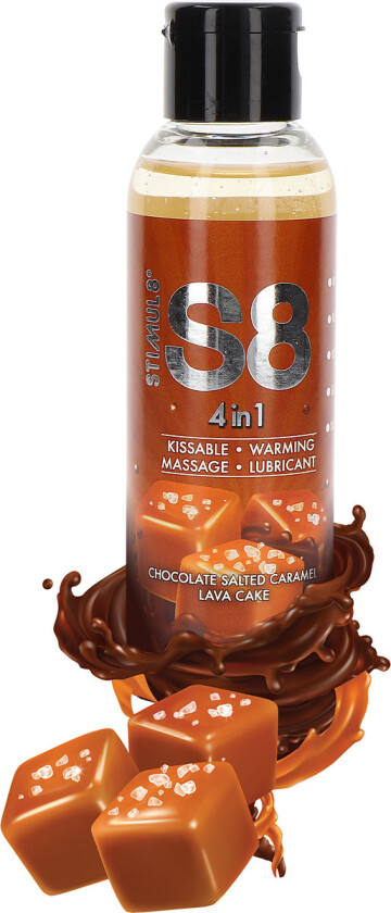 Stimul8: S8 4-in-1 Dessert Lube, Chocolate/Caramel, 125 ml