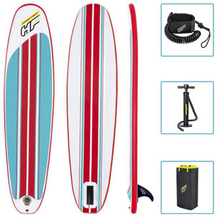 Bestway Hydro-Force Oppblåsbart padlebrett Compact Surf 8 243x57