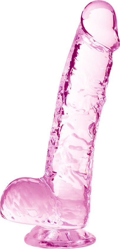 Naturally Yours: Crystalline Dildo, 15 cm, rosa