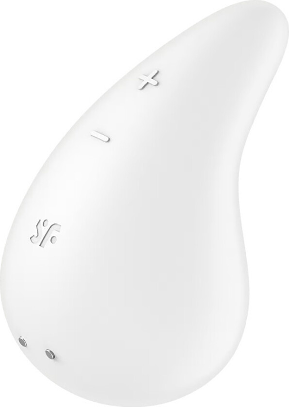 Satisfyer: Dew Drop, Lay-On Vibrator, hvit