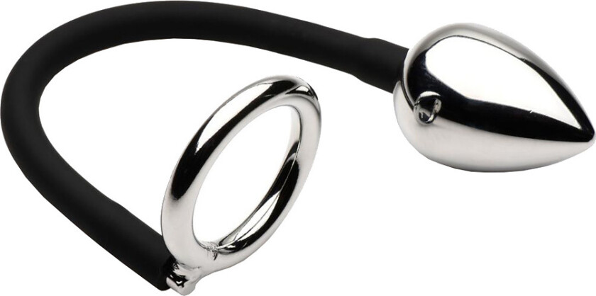 XR Master Series: Tug + Plug, Cock & Ball Ring wih Anal Plug