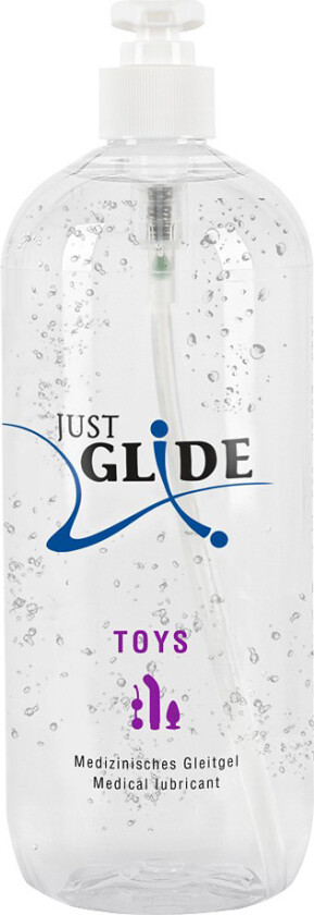 Just Glide: Toy, Vannbasert Glidemiddel, 1000 ml