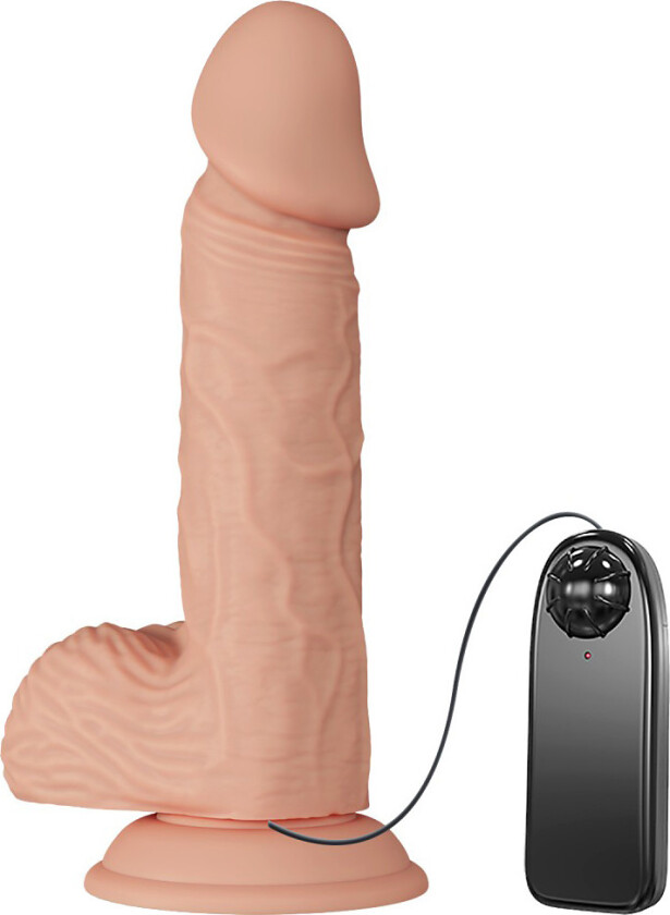 Beautiful Catoblepas: Glide & Slide-Skin Vibrating Dildo, 21 cm