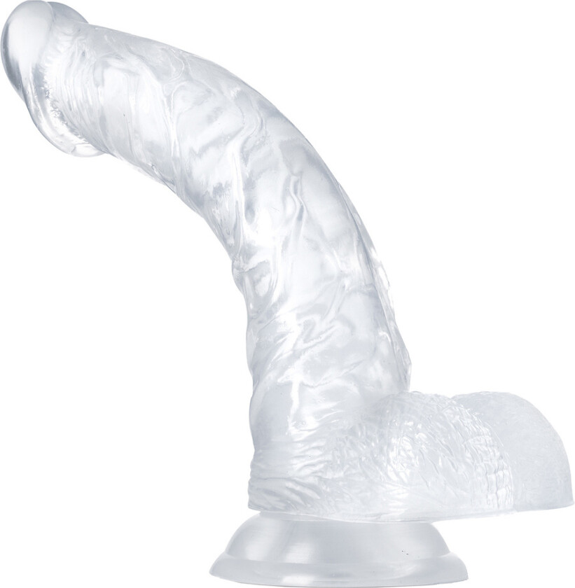 B Yours: Diamond Luster Dildo, 21.5 cm, gjennomsiktig