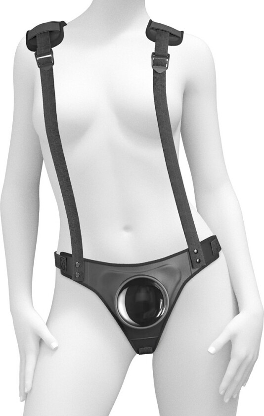 Pipedream: Body Dock Harness System, Strap-On Suspenders