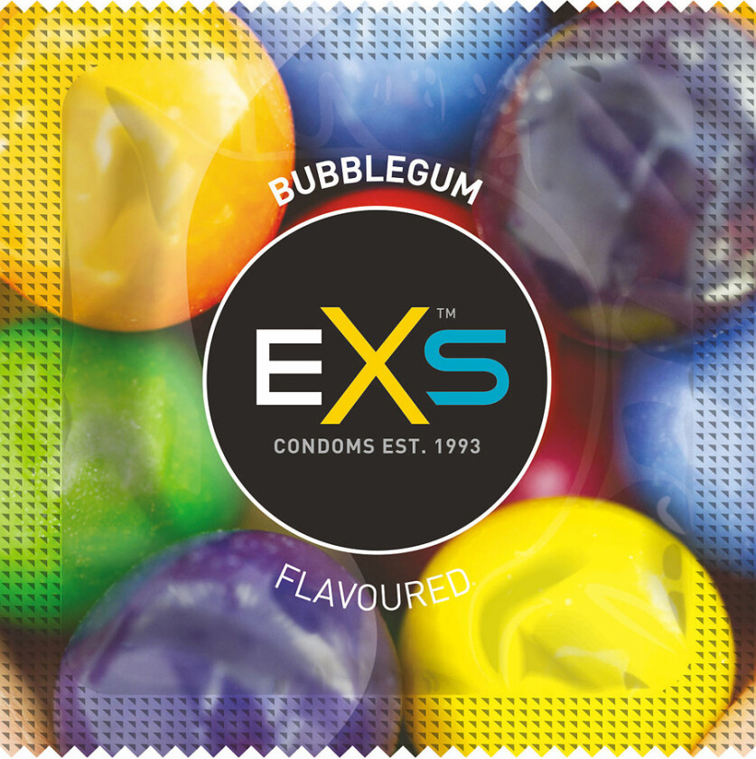 EXS Bubblegum: Kondomer, 100 stk