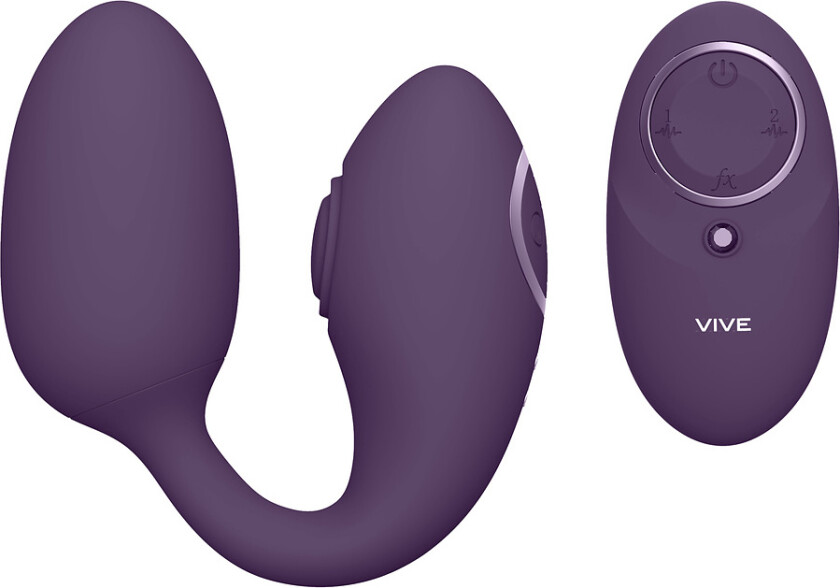 Vive: Aika, Double-Action Vibrating Love Egg, lilla