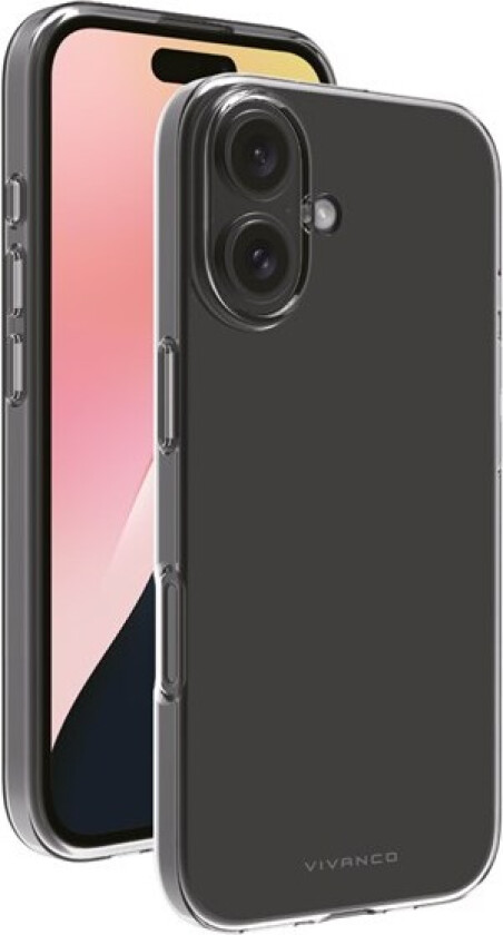 Slim TPU Cover for iPhone 16 - Transparent