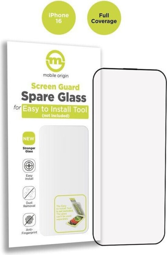 Screen Guard Spare Glass Full Coverage - iPhone 16