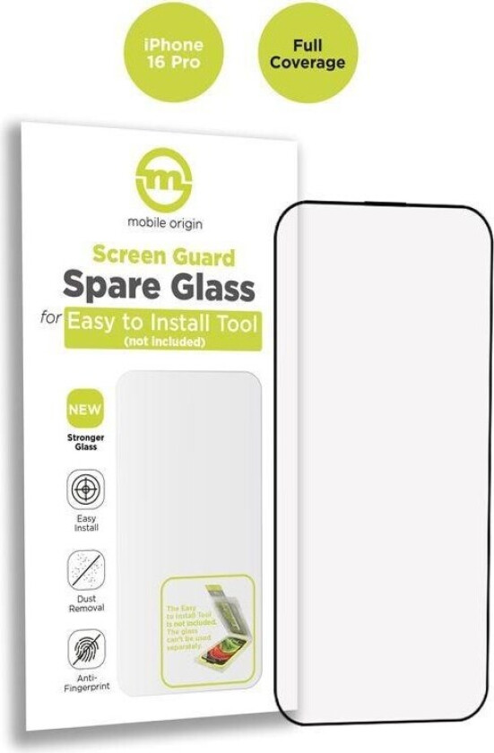 Screen Guard Spare Glass Full Coverage - iPhone 16 Pro