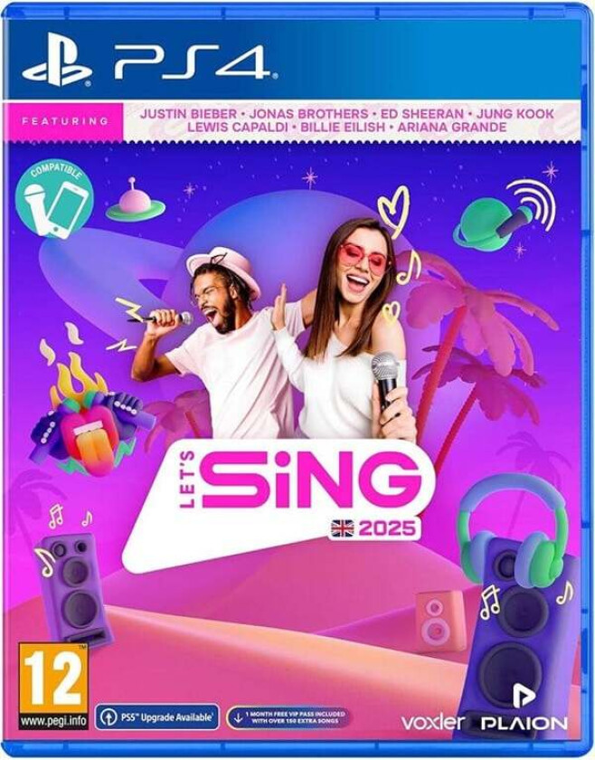 Let's Sing 2025 - Sony PlayStation 4 - Musikk