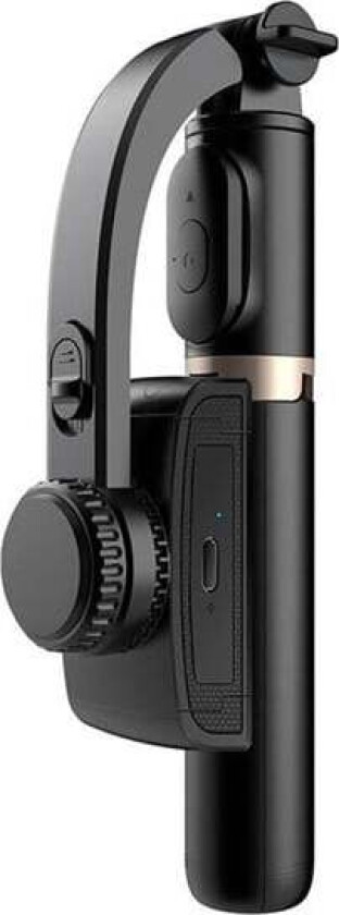 Gimbal/stand with light Q08d (black)