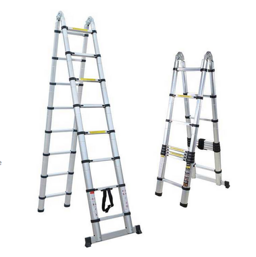 Dobbel sammenleggbar teleskop stige 3,2m