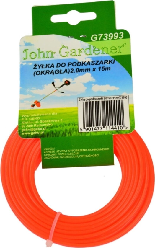 Geko Trimmerlinje 2,0Mmx15m(120)