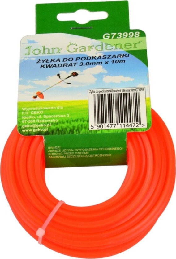 Geko Trimmer Line Square 3,0Mmx10m(144)
