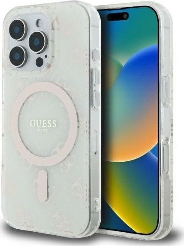 Guhmp16lh4dteh Iphone 16 Pro 6.3" Bialy/White Hardcase Iml 4G Background Magsafe