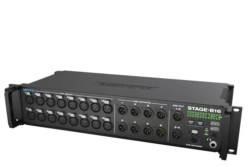 MOTU Stage-B16 Audiointerface AVB Stagebox 16/8, DSP mikser, USB2
