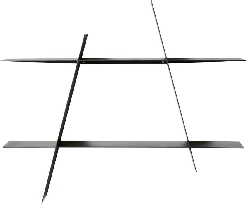 A-Shelf vegghylle Large 78x12x67 cm Black