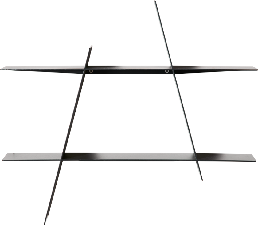 Bilde av A-Shelf vegghylle Medium 52x9x46 cm Black