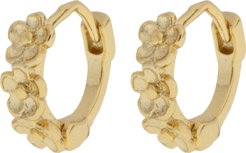 Lupine Flower Huggie Earrings