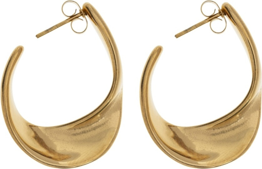 Mia Statement Vintage Hoop Earrings Stainless Stee