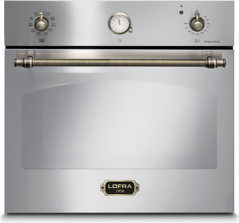 Innbyggbar ovn Dolce Vita 60 cm (Rustfri/Bronse)