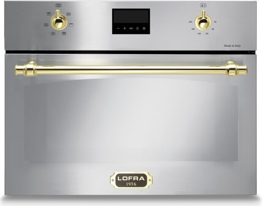 - Dolce Vita kombiovn (ovn/mikrobølge) Rustfri/Messing