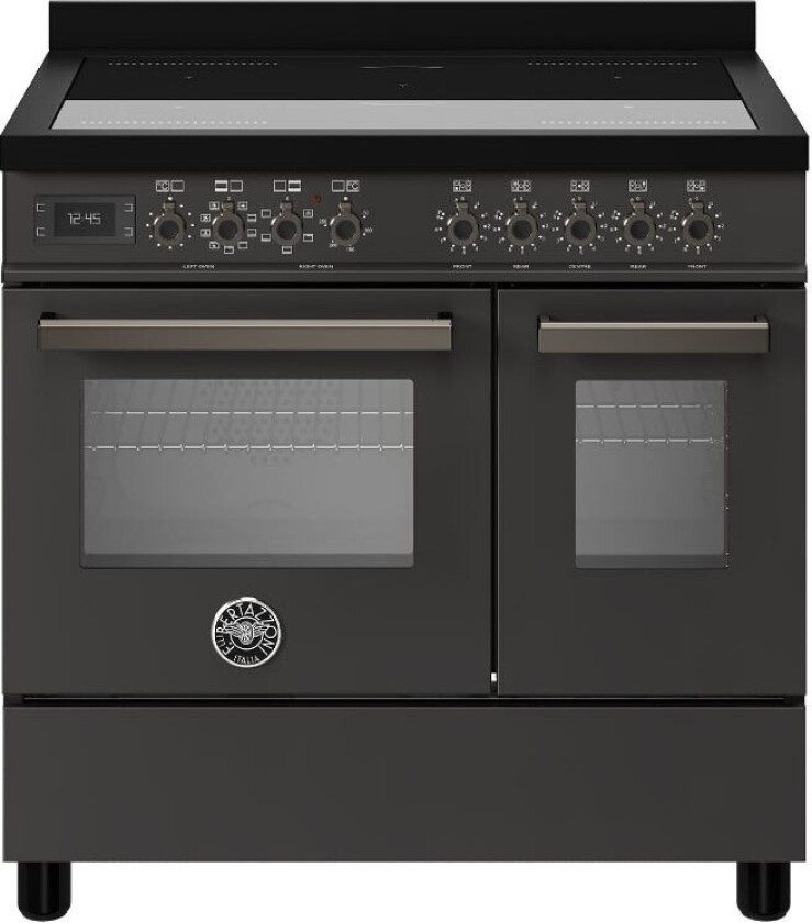 Professional 90 cm (2 ovner) (Carbonio) Induksjon
