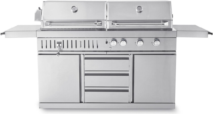 Stainless Collection - Frittstående Gass- og kullgrill