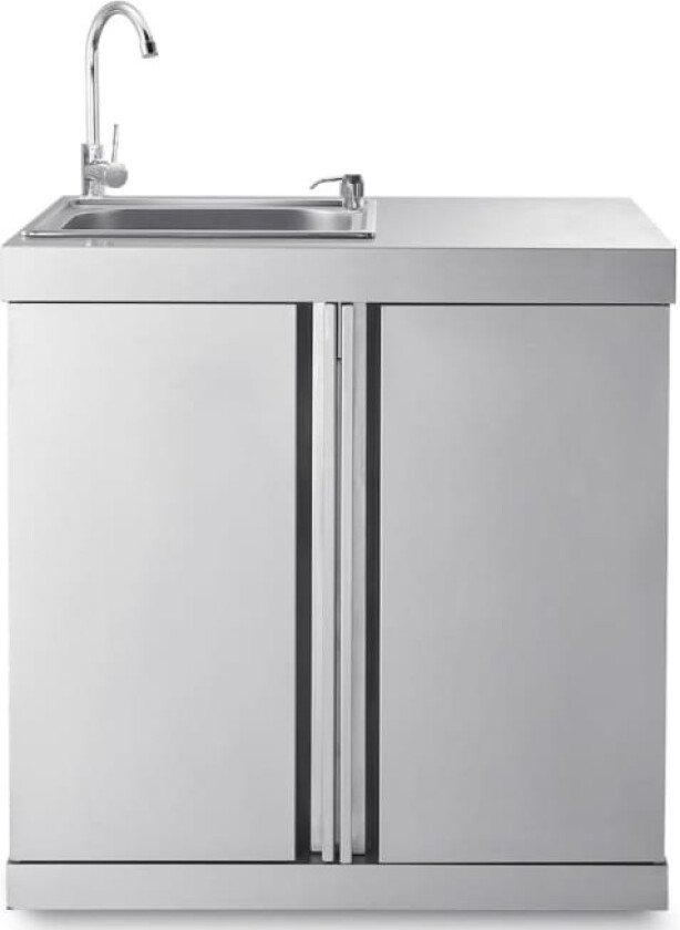 Bilde av Stainless Collection - Modul med oppvaskbenk og oppbevaringsskap