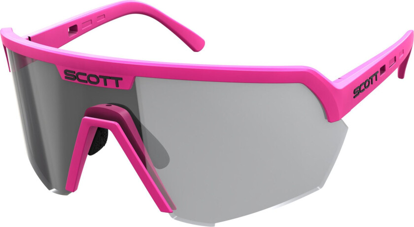 Sport Shield Light Sensitive Sykkelbriller Pink/Grå