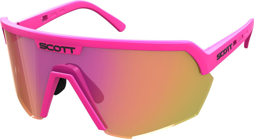 Sport Shield Sykkelbriller Pink/Pink Krom