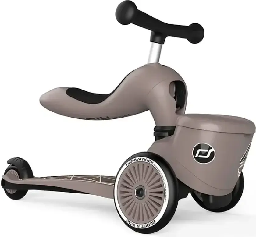 Scoot&Ride - Highwaykick 1 Lifestyle - Brown lines (96605)