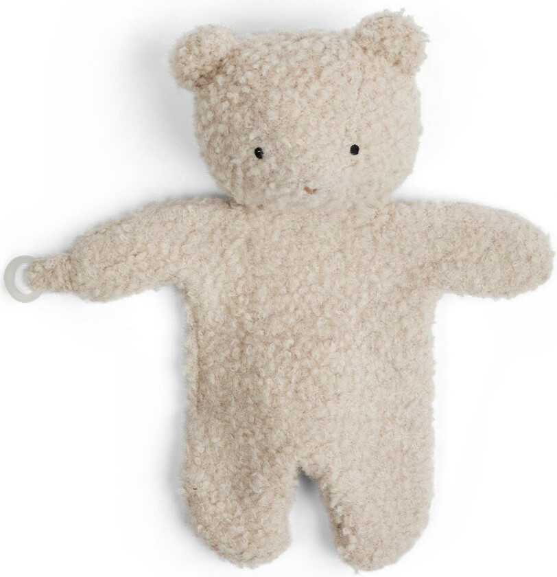 - Aktivitetsbamse, bouclè merino uld, nature - (40006-02)