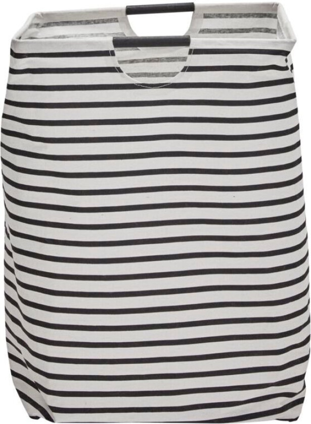 - Vaskepose, HDstripes - Svart/Hvit - l: 40 cm, w: 40 cm, h: 60 cm