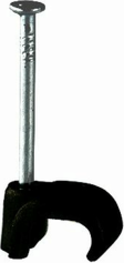 KLAMMER 3X5 SVART FOR OVAL LEDNING 20STK