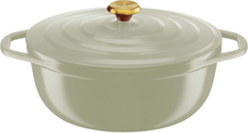 Gryte Air Soft Light Oval 30x23cm/5,7L LINDE GRØNN
