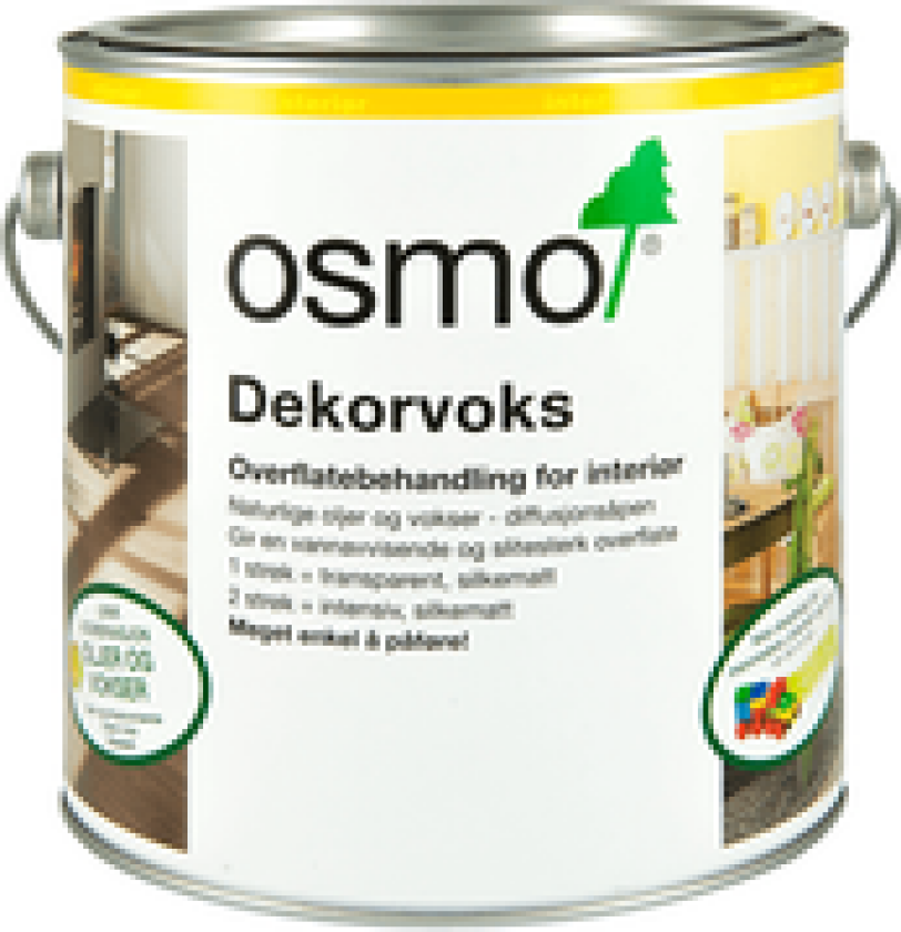 DEKORVOKS 2,5L 3186 SNØ MATT