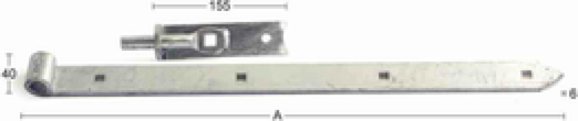 Bilde av STABELHENGSEL KLO 50 VARMFORSINKET