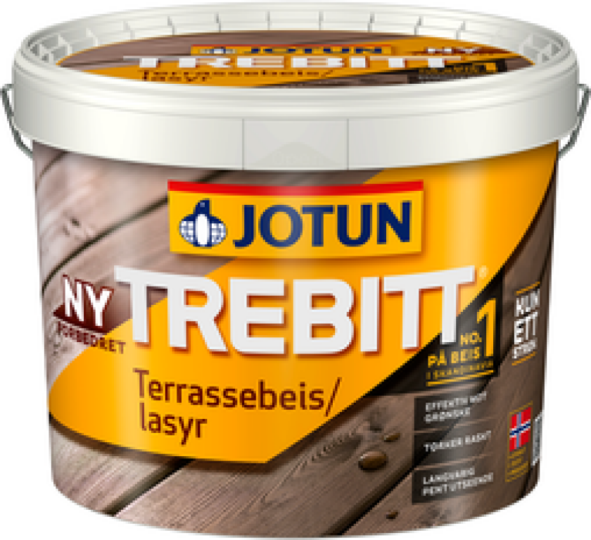 TREBITT TERRASSE BEIS OKSYDGUL 9L