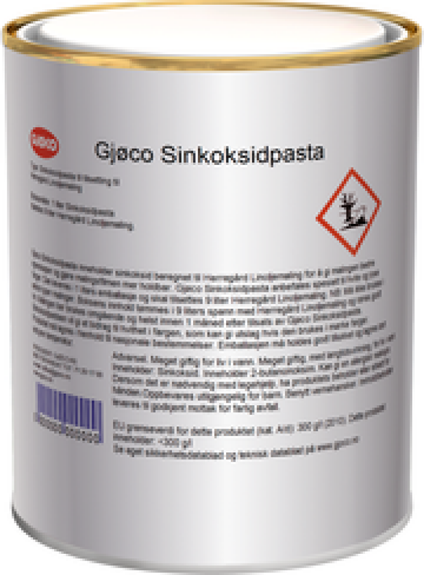 SINKOKSIDPASTA TIL LINOLJEMALING 1L