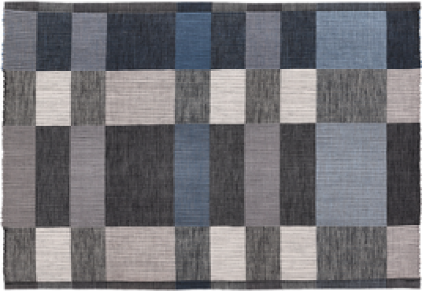 SPISEBRIKKE 33X48 CM BLOCK GREY/BLUE