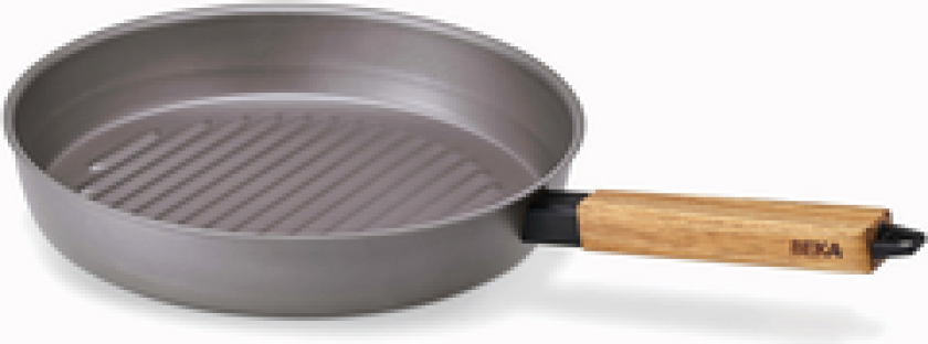 GRILLPANNE 28CM NOMAD KARBONSTÅL RUND