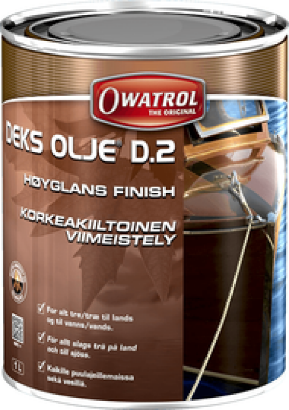OLJE BÅT OG MØBLER HØYGLANS FINISH 1,0L