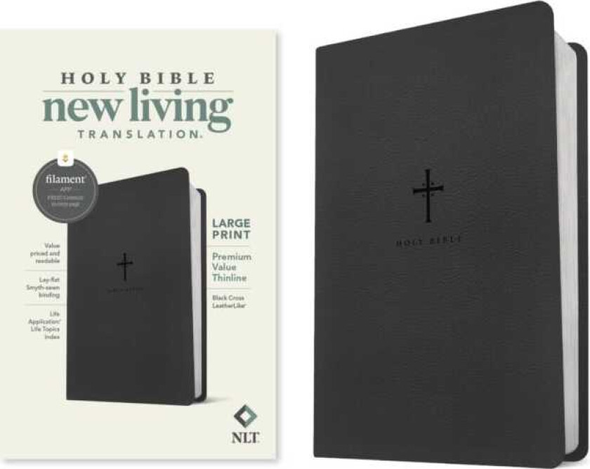 NLT Large Print Premium Value Thinline Bible